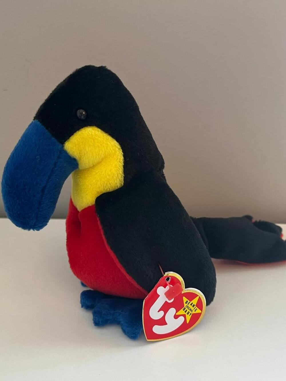 Ty Beanie Baby “Kiwi” the Toucan *Rare* (7 inch)
